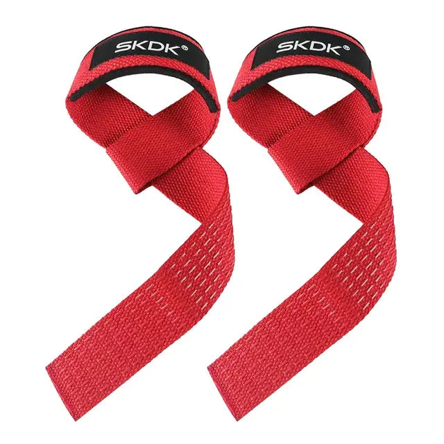 Anti-Slip Silicone Weightlifting Wrist Straps